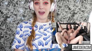 CARLY RAE SUMMERS REACTS TO EXTREME ANAL ORGASMS - HONEST PORN REACTIONS
