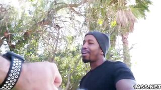 Dazzling blonde mom Nikki Benz enjoys a long ebony dick