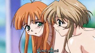 Hentai horny teen lesbians having passionate sex