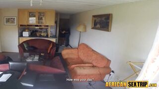 Tight African Snatch Spread Before Cum Covered Facial Throat Pie Fills Black Skank Up
