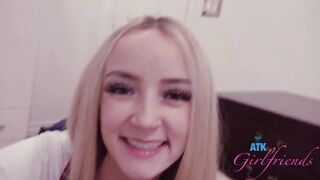 Amateur blond Maria Kazi roleplays and hooks up during this irresistible Cutie session, head and plowed GFE point of view