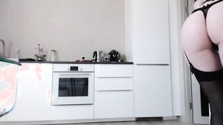A Blonde Girl Toying Her Tight Asshole 2