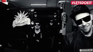 Ashley Cumstar getting jizzed & hardcore pounded in Hottie gang bang LETSDOEIT