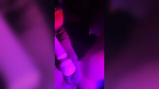 Mom makes crazy hot pink cunt squirt!