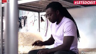 HORNY HOSTEL - Katy Rose Surprises Her big black cock Client With A beauty Fellatio - LETSDOEIT