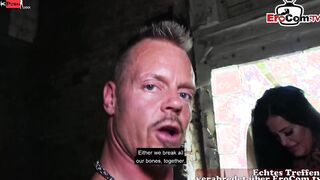 German long hooters curvy MILF pick up on street for Nailed date