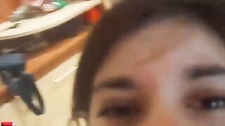 A young bitch went to visit her friend and get in rough sex