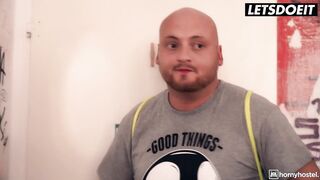Flexible Sexy Stella Flex Offer A Chance To The Shaved Dude And He Makes Her Squirt Rough From Finger Fuck & Hardcore Sex - VULGAR HOSTEL