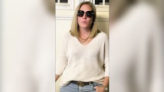 Hot Suburban Mom Power Smoking inside the Garage