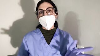 Nurse vibrator sick and nailed point of view