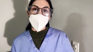 Nurse vibrator sick and nailed point of view