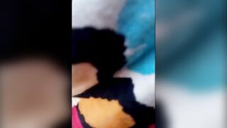 arab sits on lover dick on roof