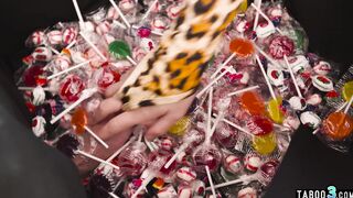 Hot asian teen Kimmy doesnt want candy