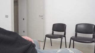 Cock flash. Muslim married milf caught me jerking off into outdoor waiting room