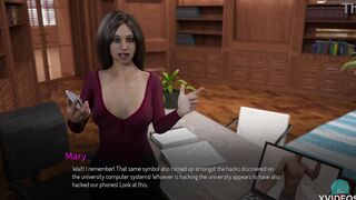 COLLEGE TIED #176 • Rough lesbo fucking session interrupted