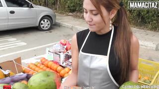 CARNEDELMERCADO - (Melissa Lujan, Zacarias Blandon) - Erotic Pawg Latina Getting Oiled Up And Plowed In Her Tight Vagina Full