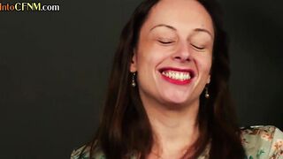 CFNM classy dominas suck and jerk penis into group session