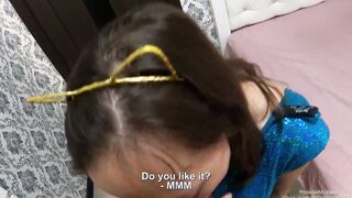 Small step-daughter needs a disco time off from stepdad - Family Grind