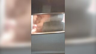 cuckold driving, then stopped and masturbated and stranger fuck me inside the backseat