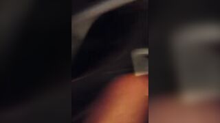 cuckold driving, then stopped and masturbated and stranger fuck me inside the backseat