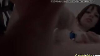 Horny Babe masturbates with her vibrator