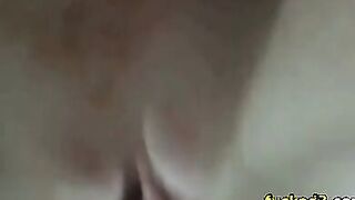 Hot Babe loves her fucking machine deep inside her