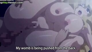 Hentai Milf with massive tits gets creampie