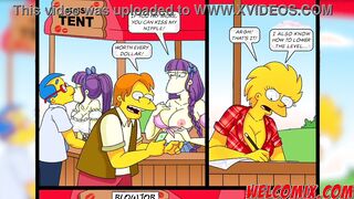 Plowed Tent! Springfield's Carnival has begun! The Simptoons, Simpsons porn