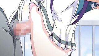Hentai teen with massive tits getting fucked