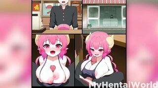 Kobayashi-san Chi no Maid Dragon Ilulu Animated Animation Compilation three