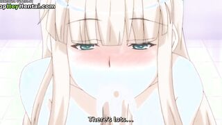 Hentai busty college girl getting fucked hard