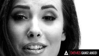 DEVILS GANGBANGS - Pretty Casey Calvert Fulfilled Her Wildest Dream Of Being Gangbanged