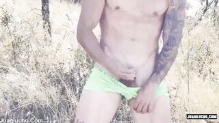 Country Solo Masturbation Of a Bae Fit Young Man