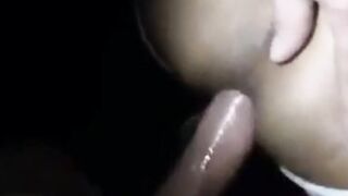 Bareback slut gets fucked by who knows who