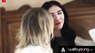 Hot Melody Marks Compete With Her goddess Roommate On Who's The Best At Riding Jane Wilde's Twat