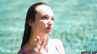 Neglected MILF wife fucked by a poolboy