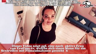 German long boobs dark haired cougar at real Sex date