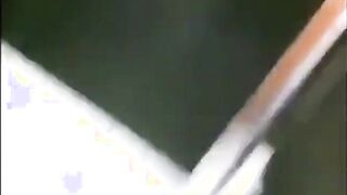 Sucking in a public restroom