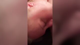 Restrained to the bed & a penis shoved into my mouth