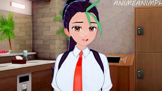 Fucking Nemona from Pokemon Scarlet and Violet Until Cummed - Hentai Cartoon 3d Uncensored