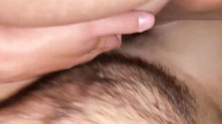 Pregnant Teenie girlfriend squirts on penis