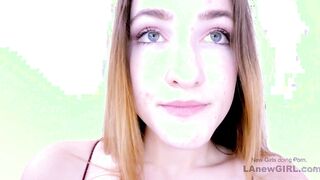 Shy Teen hard fucked modeling audition