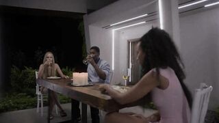 Romy Indy gets banged by the black dude outdoors 2