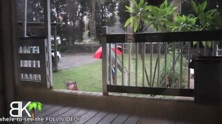 Karen gets bound up, gags on penis and double stuffed for being nosey