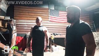 Karen gets bound up, gags on penis and double stuffed for being nosey