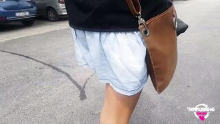 nippleringlover dirty mother braless no underwear flashing pierced titted and twat inside outdoors