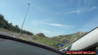 Street whore fucking with stepson, grandpa and stepuncle!