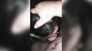 Back at it again sucking off step brothers huge cock
