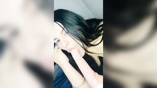 I love to suck the vibrator like a whore