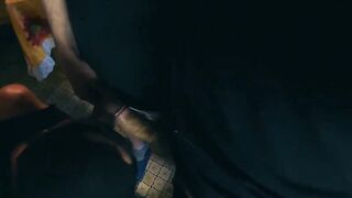Short bareback group sex in the kitchen